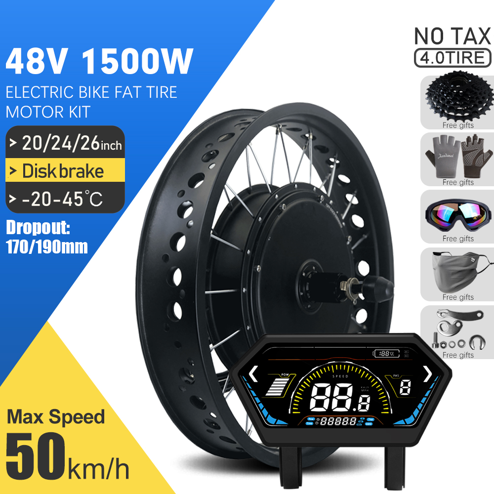 72V 5000W Hub Motor Kit - Elektryczny zestaw do fat bike'a 48V
