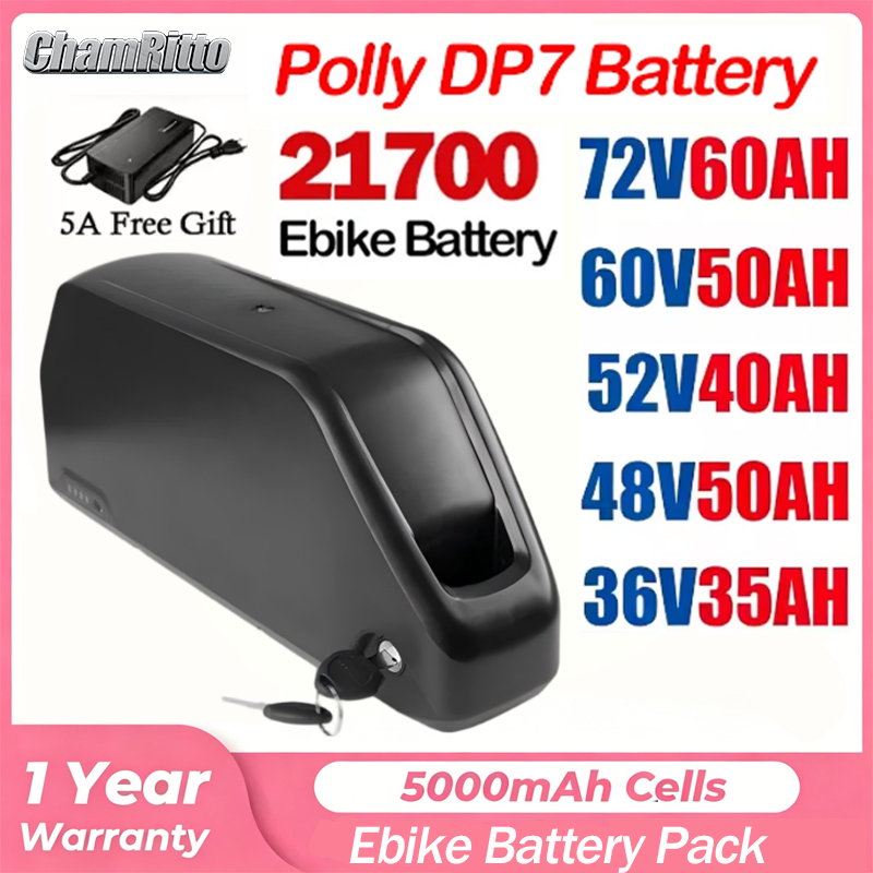 Electric Bicycle Battery 72V 30Ah - Akumulator Hailong Polly 52V 50Ah 48V