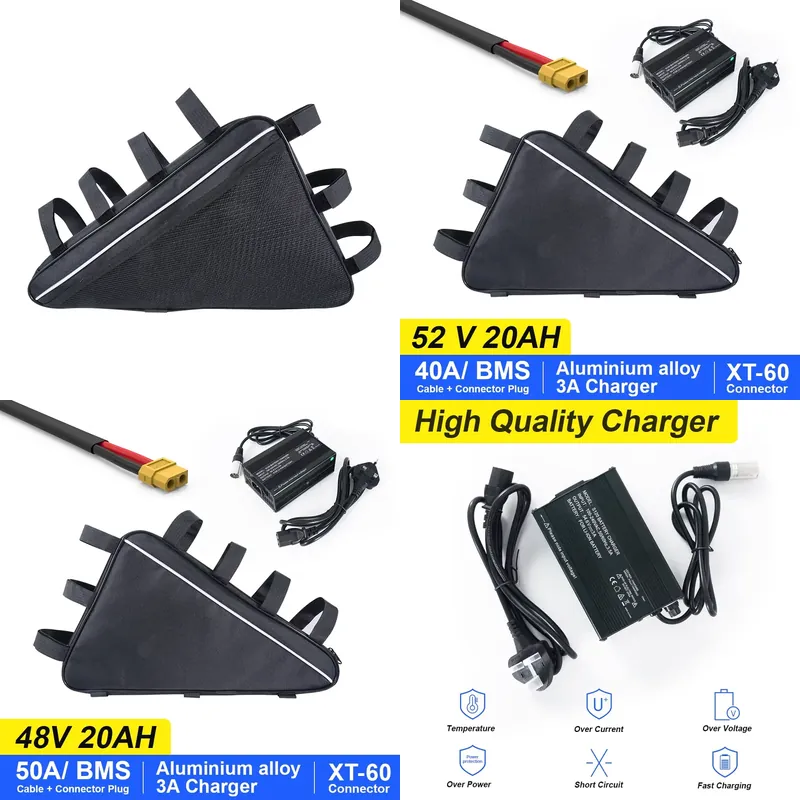 Bateria litowa do roweru elekt – Ebike Battery 52V 20Ah Triangle Pack recenzja i cena