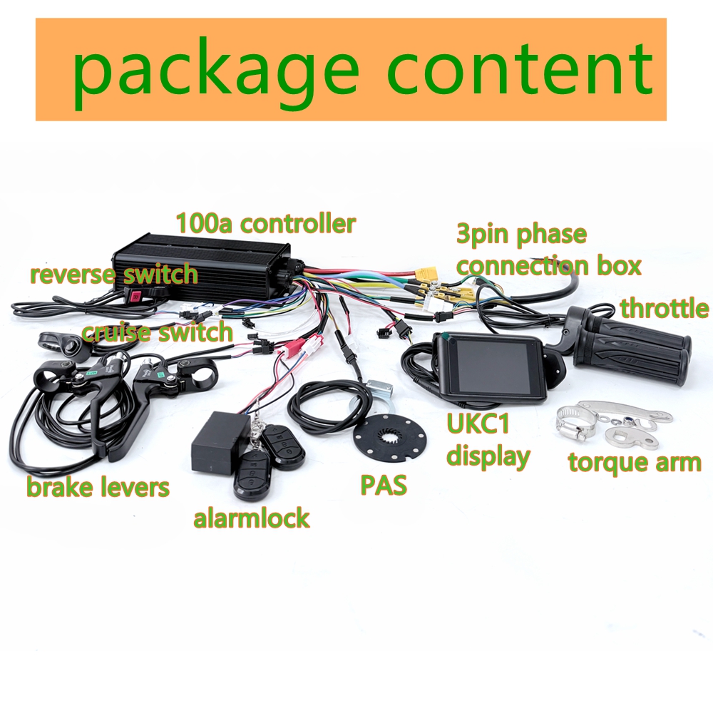 NBpower 72V 5000W 70-90km/h Ze – 72V 5000W Hub Motor Kit recenzja i cena