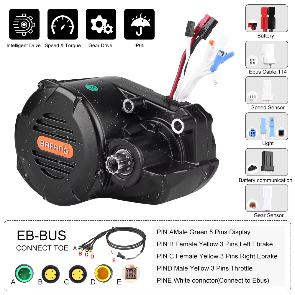 Bafang M620 G510 48V 52V 1000W – Mid Drive Motor Kit 52V 1000W recenzja i cena