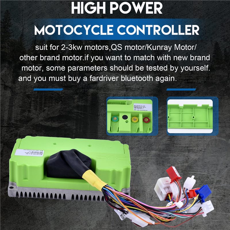 Fardriver 48V-72V 80A 3KW Kont – Sine Wave Controller 48V 72V 80A recenzja i cena