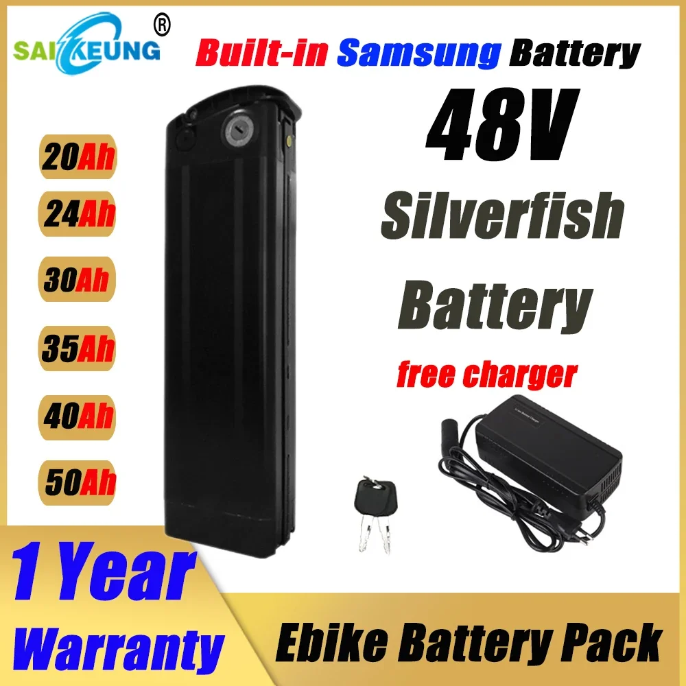 Rower elektryczny SilverFish 4 – Ebike Battery 48V 20Ah Hailong recenzja i cena