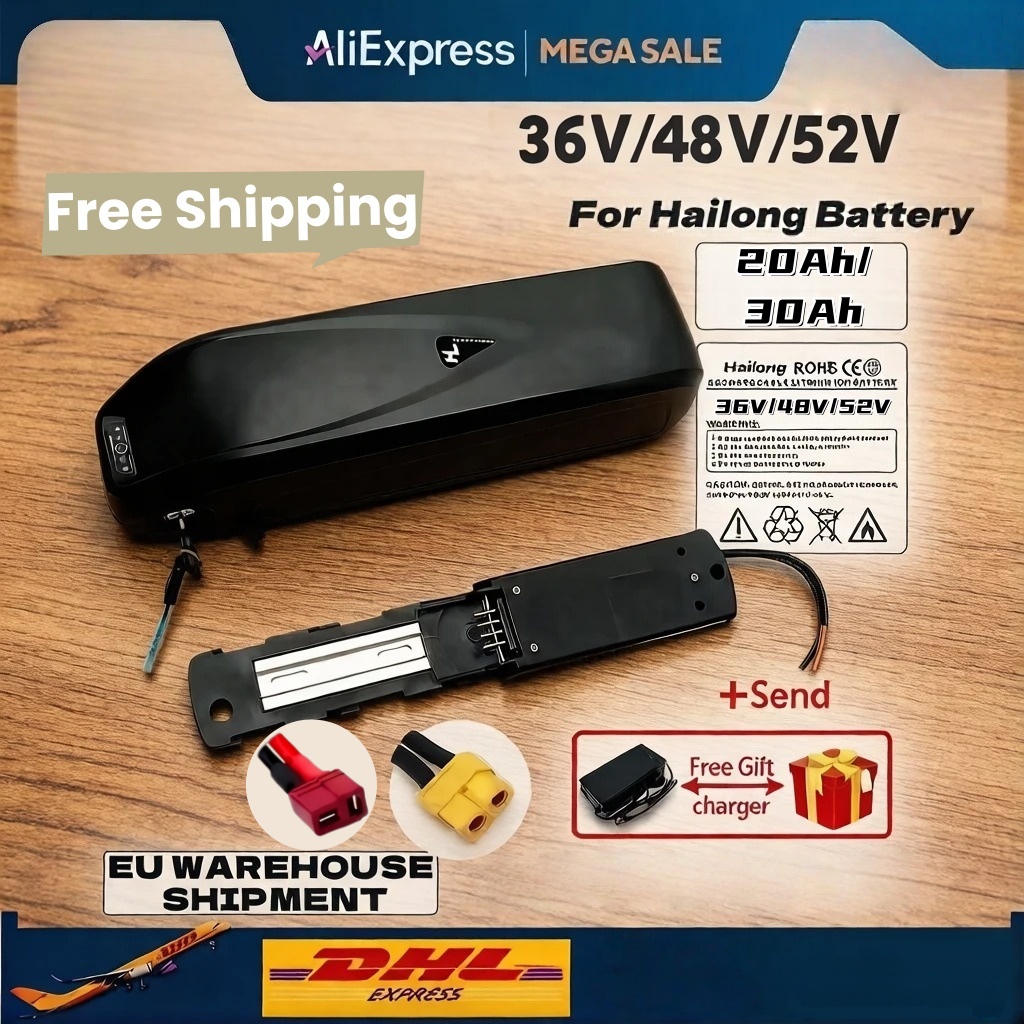 Nowość dla Hailong 36V 48V 52V – Ebike Battery 48V 20Ah Hailong recenzja i cena